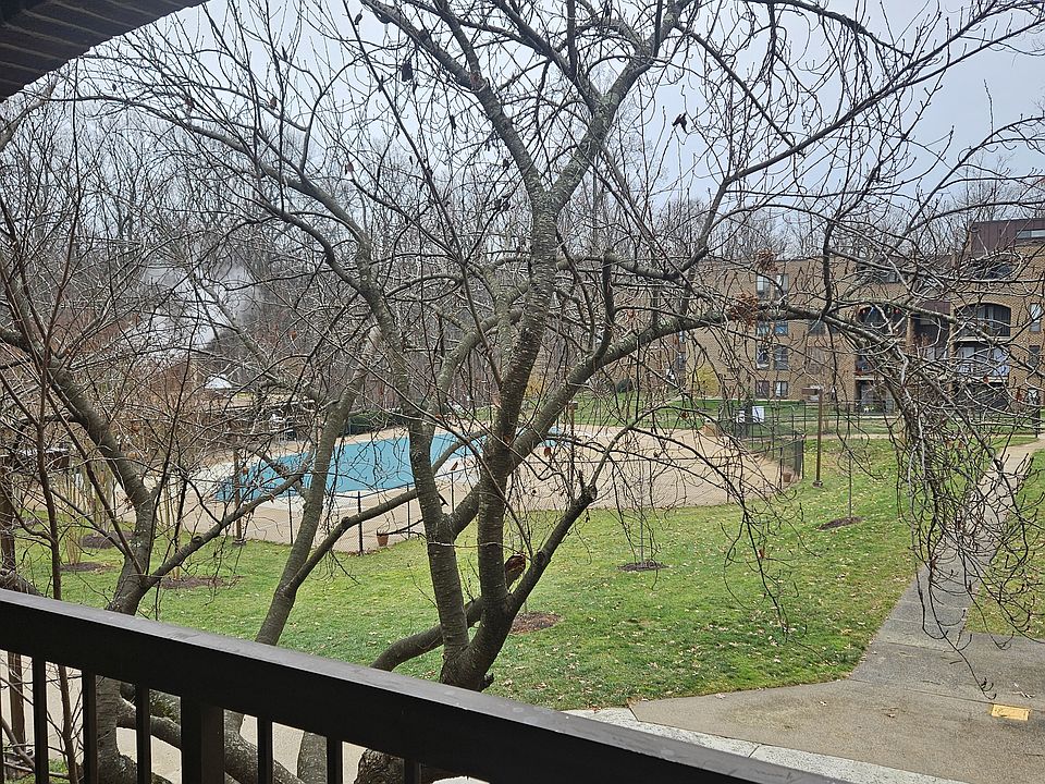 View from balcony. Pool is very close.