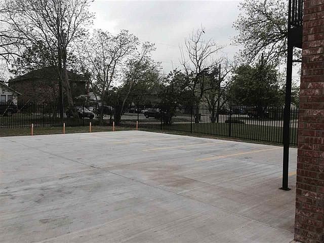 Rear parking lot