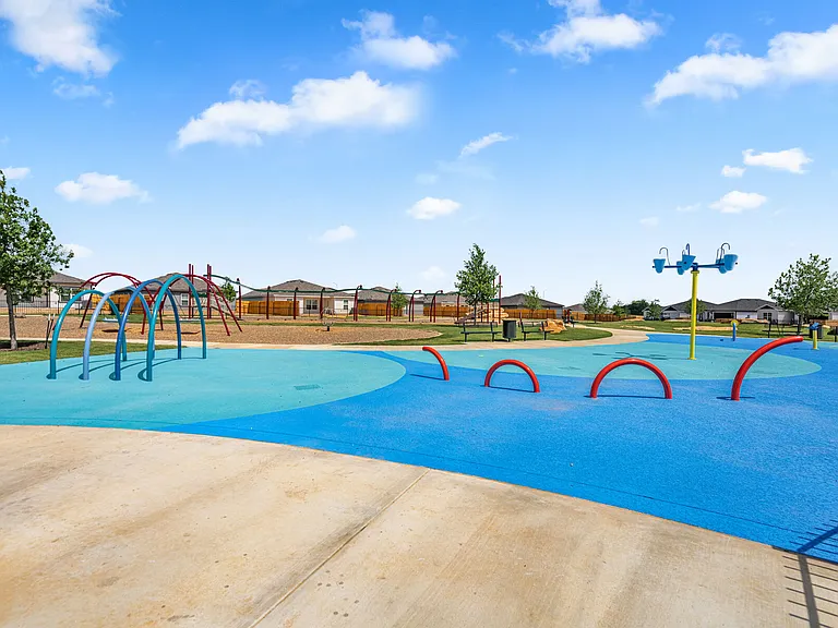 Community splash pad