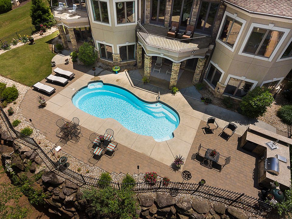 Aerial Pool, Outdoor Kitchen
