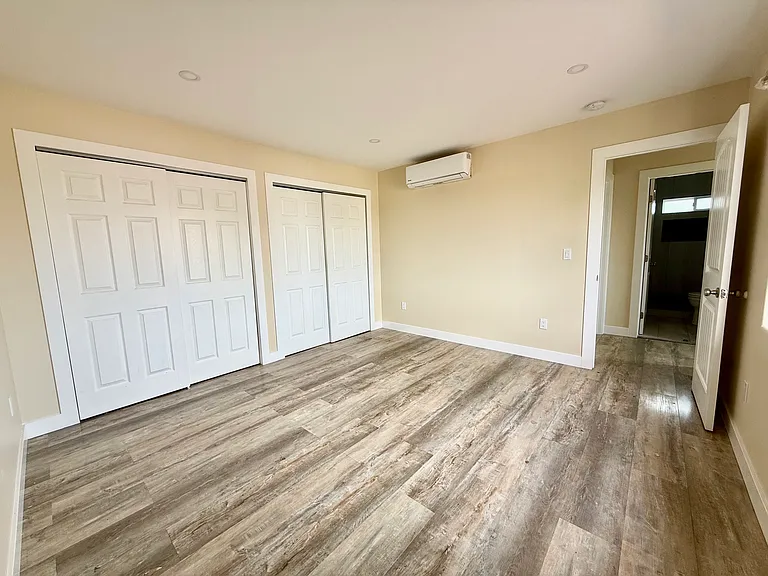 Bedroom #1 with large closet space.