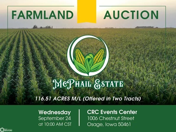 400th Street & 405th St, Osage, IA 50461