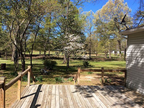 Deck and part of back yard