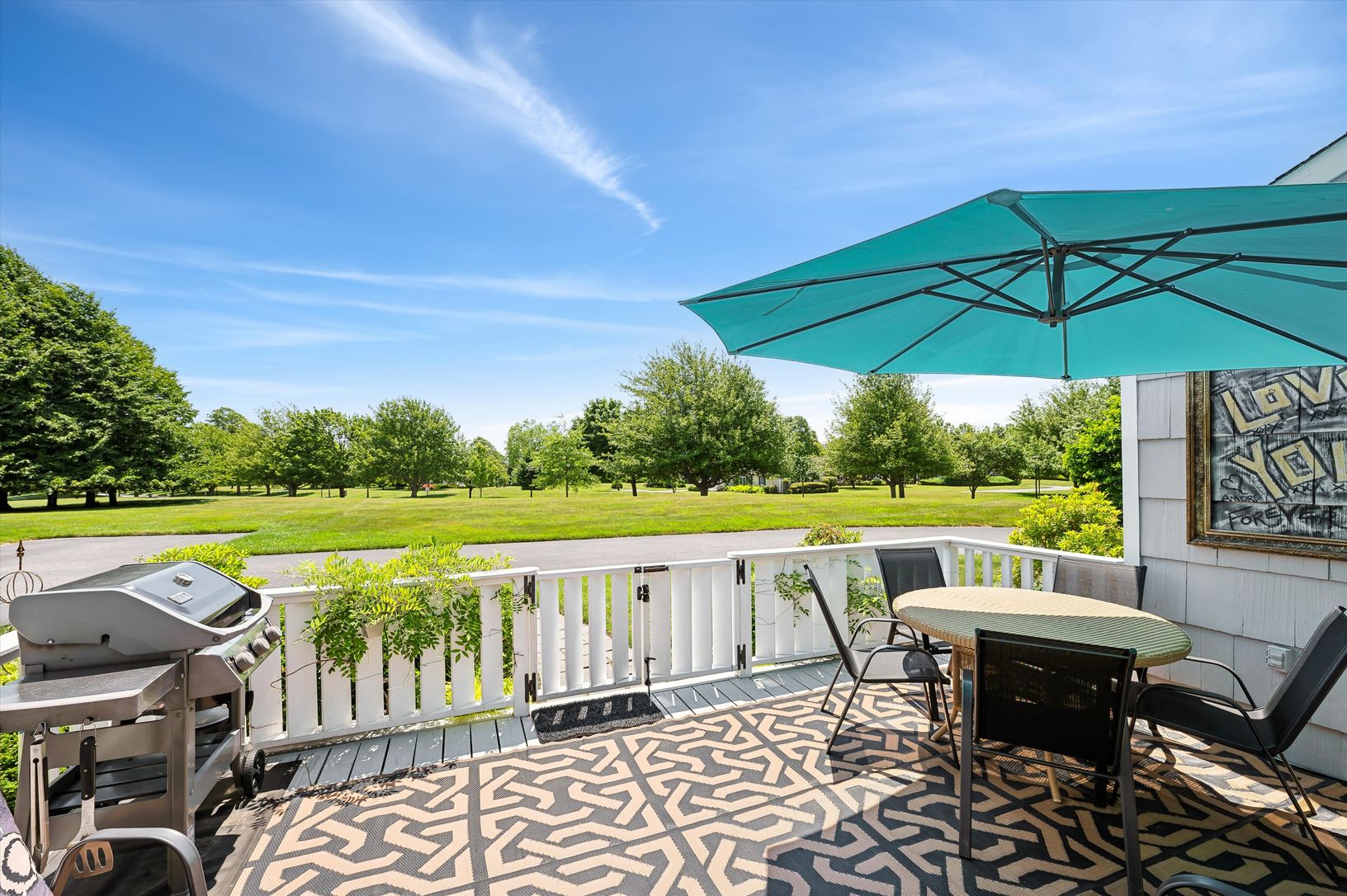 Dining and BBQ on Back Deck
