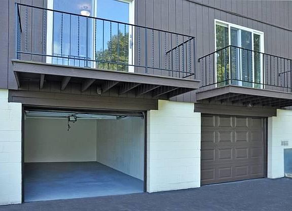 Garage with new doors