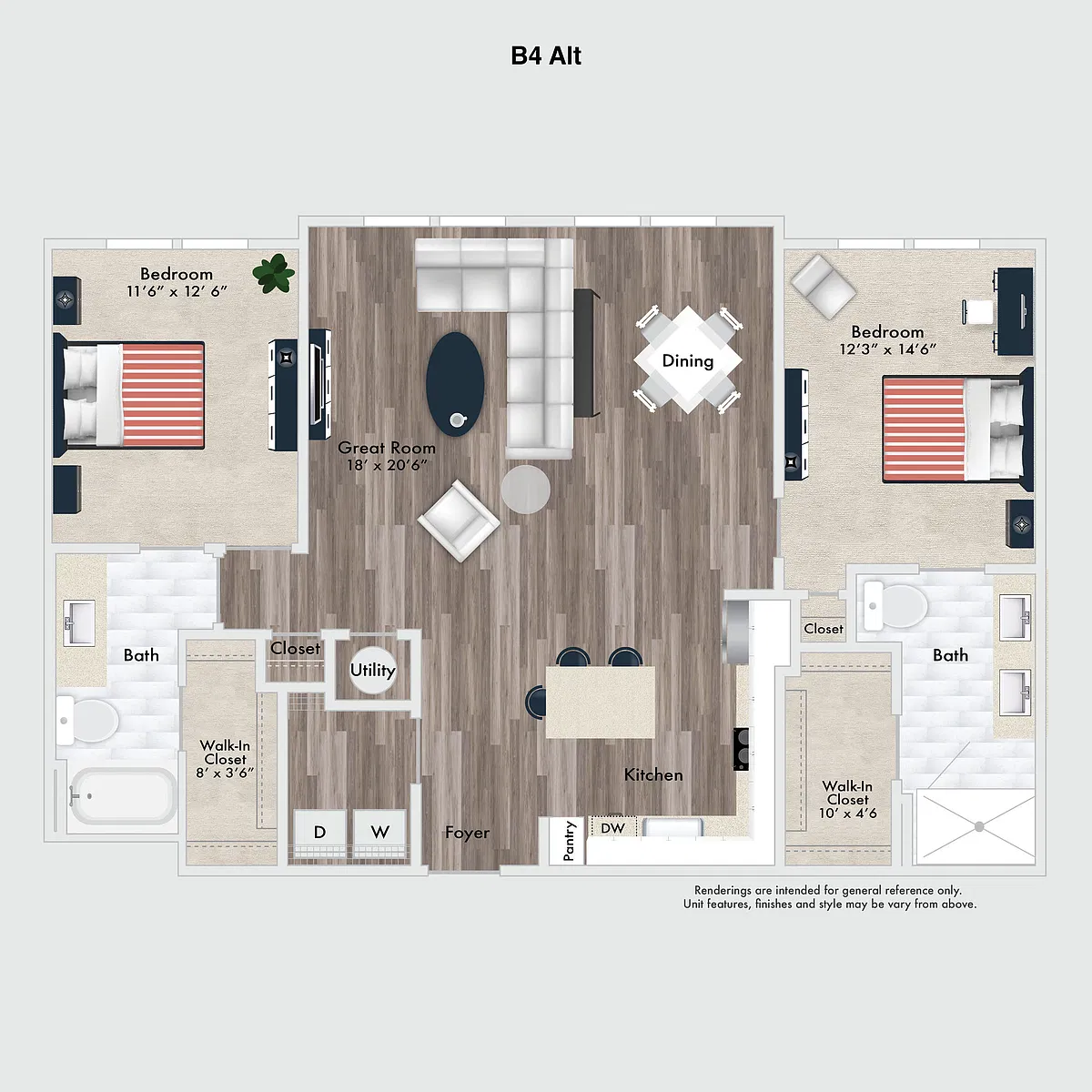 Floor plan B4 Alt