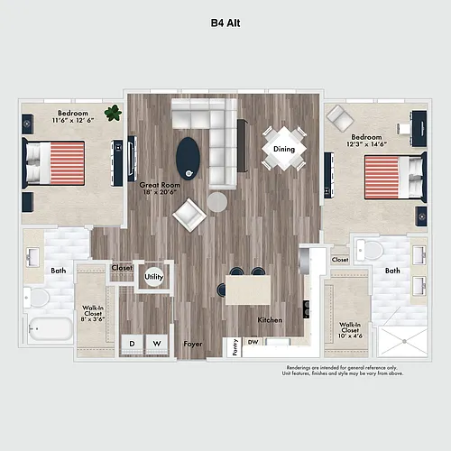 Floor plan B4 Alt