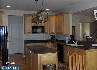 Kitchen with island