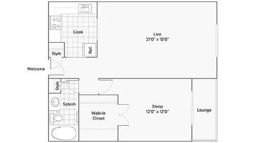 Floor plan Athens