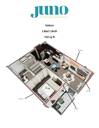 Floor plan Vulcan