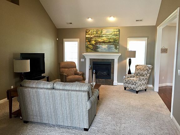 Spacious bright living area