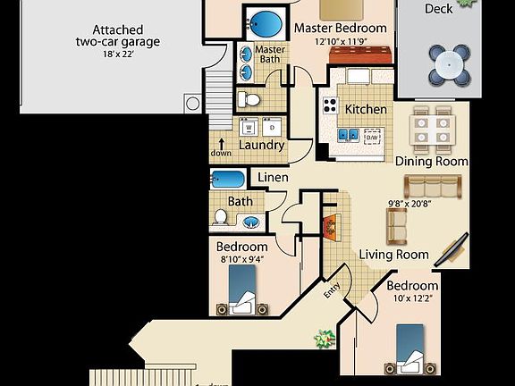 4th image of 10922 Evening Creek Dr E APT 60