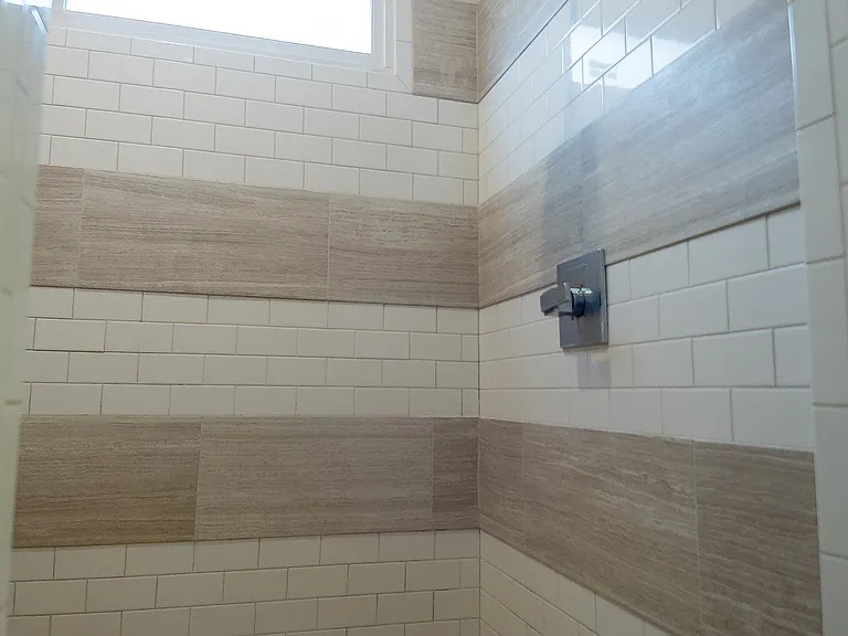 Master shower