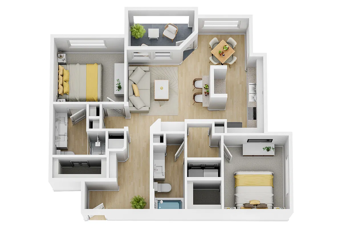 Floor plan B3