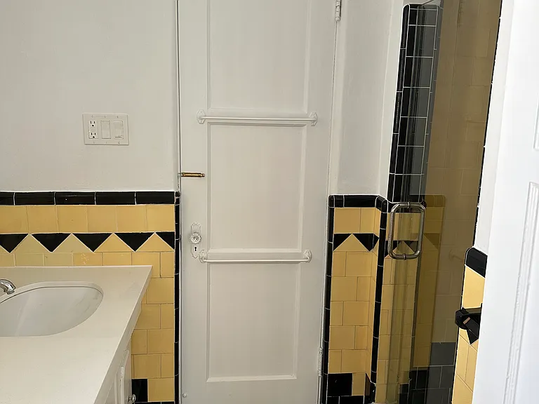 Bathroom #2 with shower, vintage tile