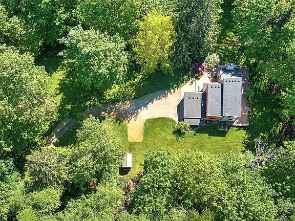 Arial of this dream home. See the natural Northwest setting.