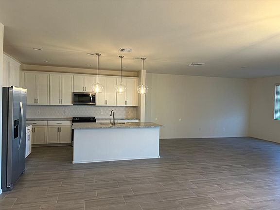 Kitching and living room area