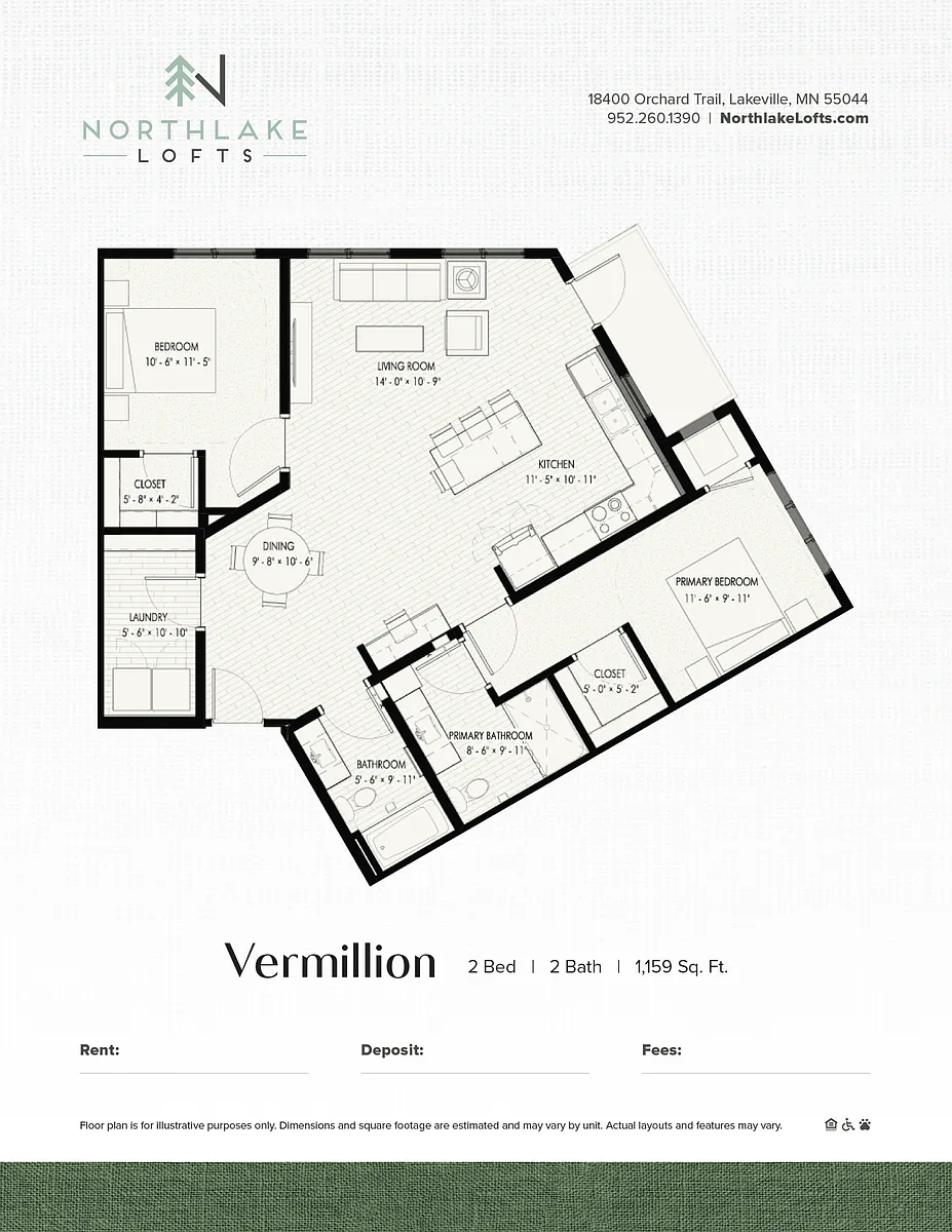 Floor plan Vermillion