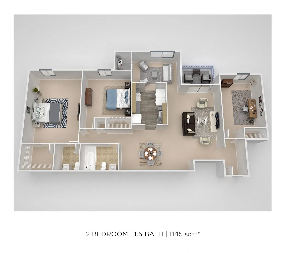 Floor plan 3 BEDROOM