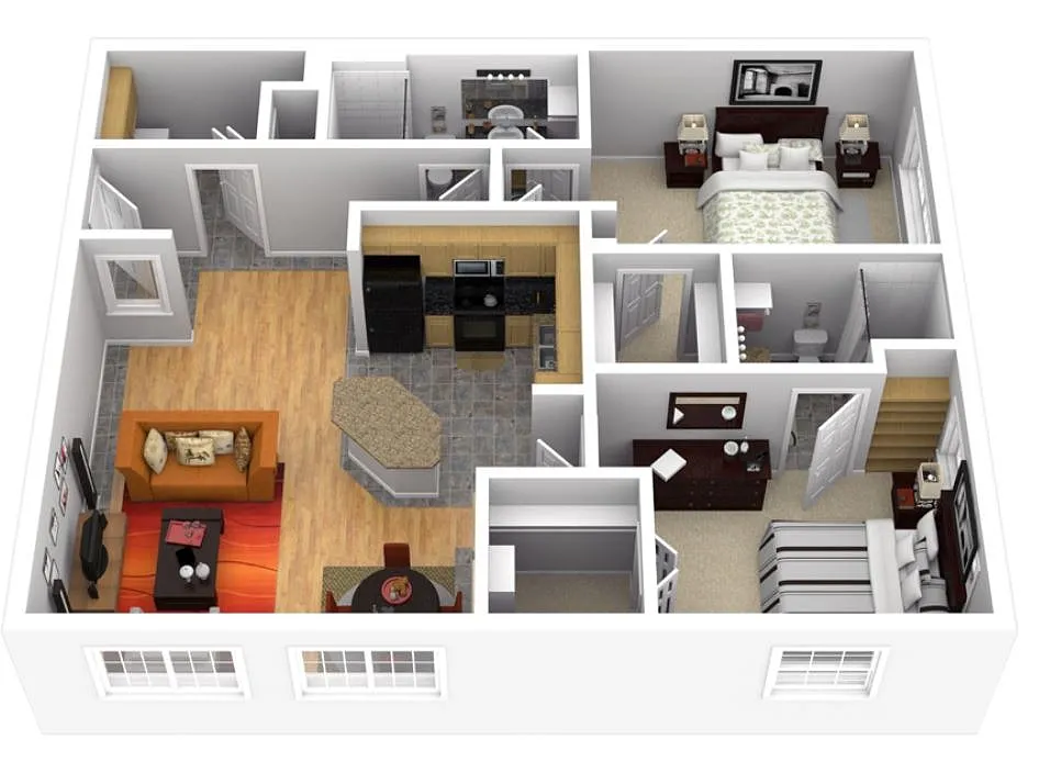 Floor plan B1