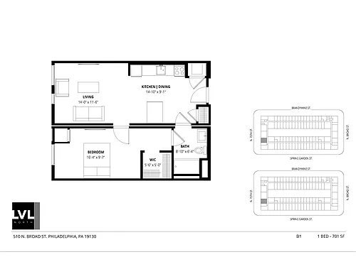 Floor plan B1