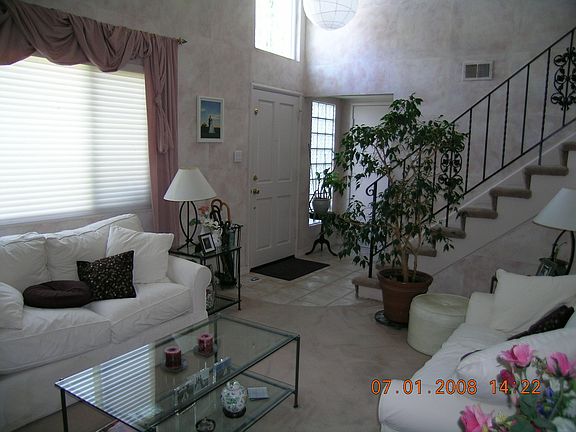 Living room & front entry