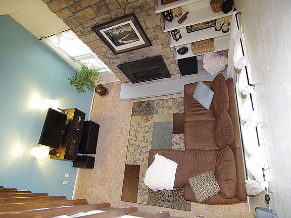 Loft view of Living Room