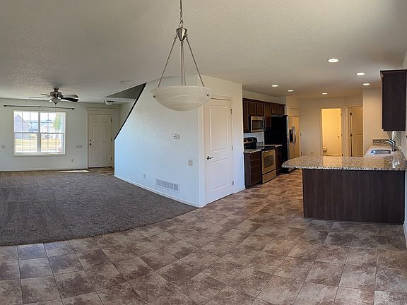 Living/Dining/Kitchen area