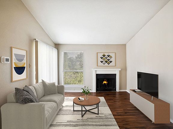 Living Room with Fireplace