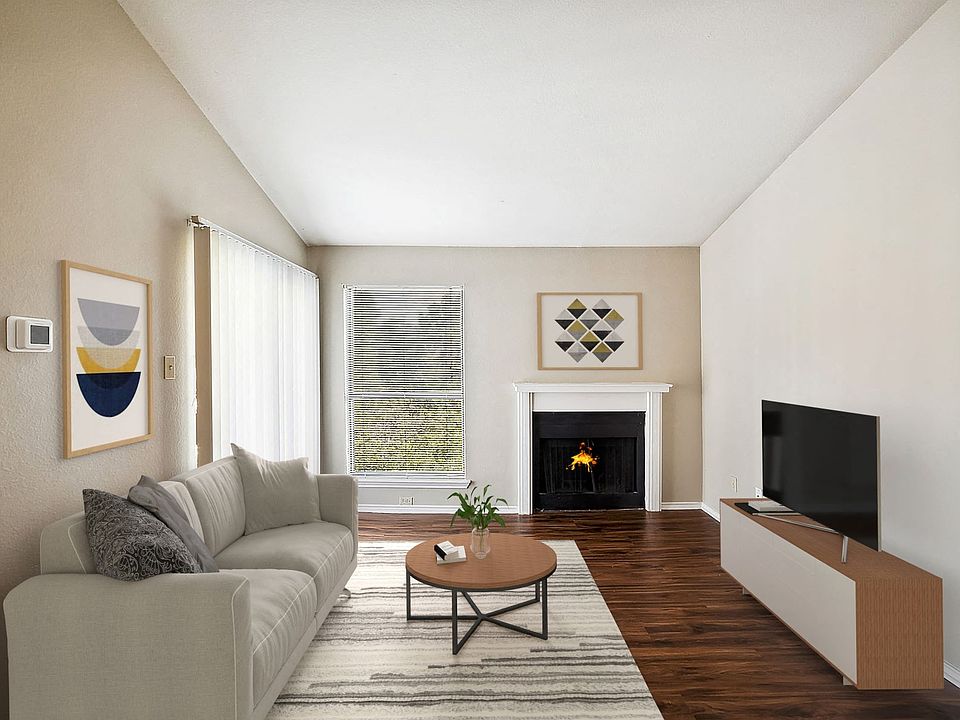 Living Room with Fireplace