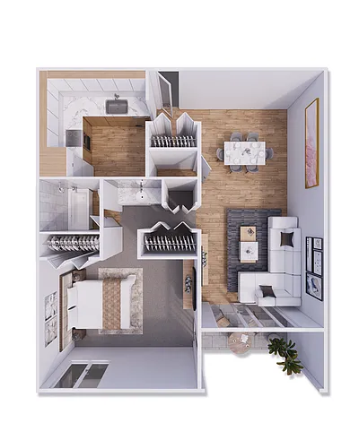 Floor plan West Mid A1