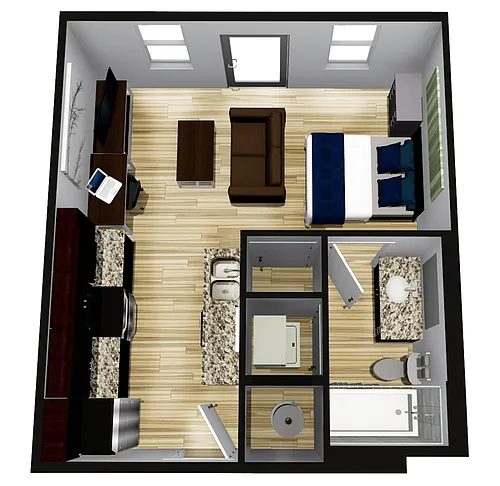 Floor plan Studio