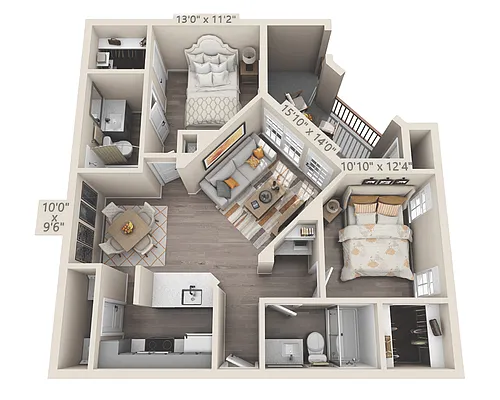 Floor plan Plan B2A