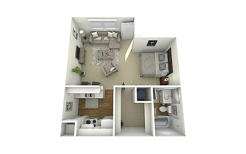 Floor plan Studio R
