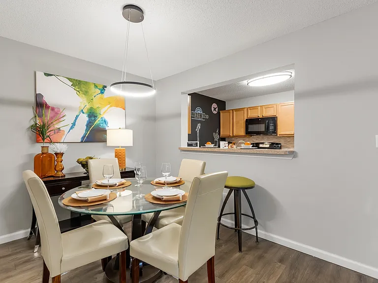 Dining Area with Kitchen Passthrough
