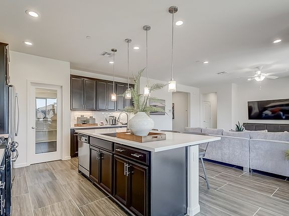 Island overlooking great room