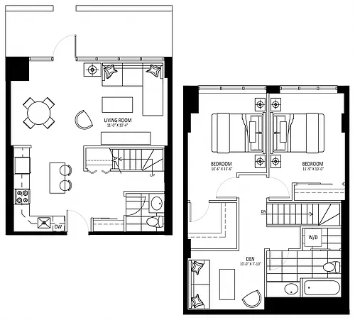 Floor plan The Gilmour - Townhome