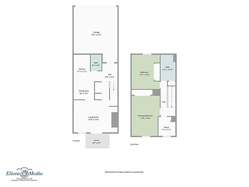 Floor plan 2 bed Renovated
