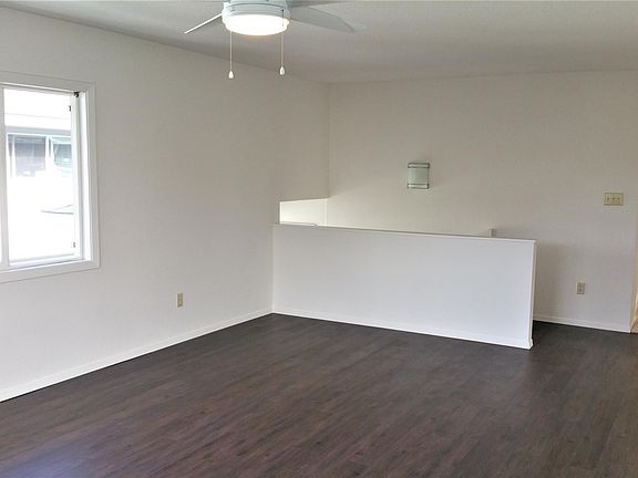 View of entry stairs from living room
