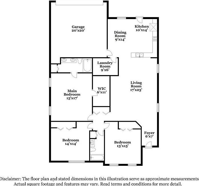 3 bed, 2.0 bath, 1744 sqft, $2,135 — Photo 2