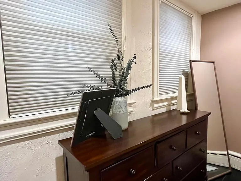 Partial view of back bedroom with windows