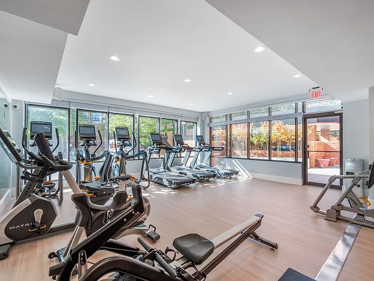 Fitness center with cardio equipment
