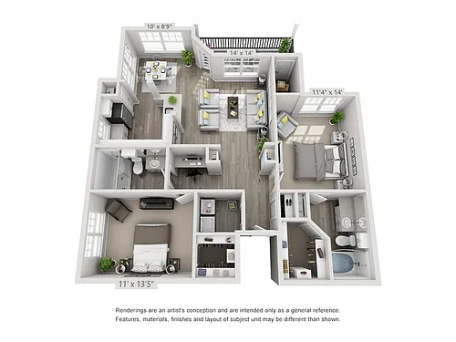 Floor plan B2 Sophisticated