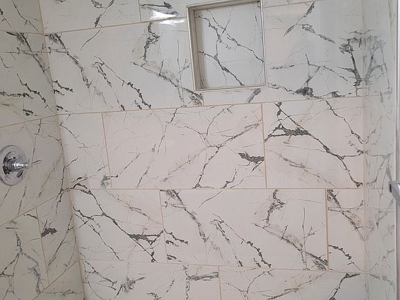 Shower door will be installed before move in.