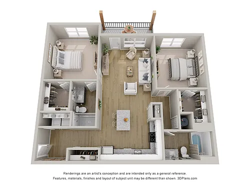 Floor plan 1 Bedroom One Bathroom High HOME