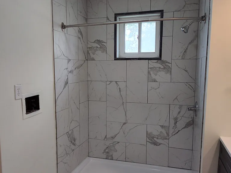 New bathroom. Stackable w/d would be best but side by side washer and dryer also works. Tenant provide unless worked out with owner