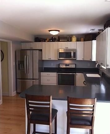 Gleaming new kitchen
