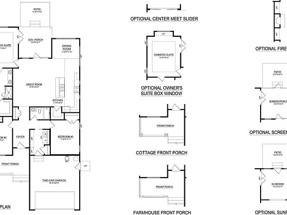 First Floor Plan Structural Options