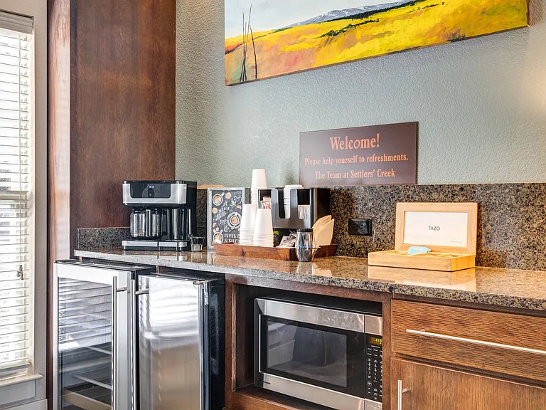 Energize yourself with our communal refreshments