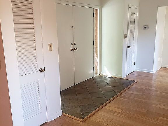 Inside front door